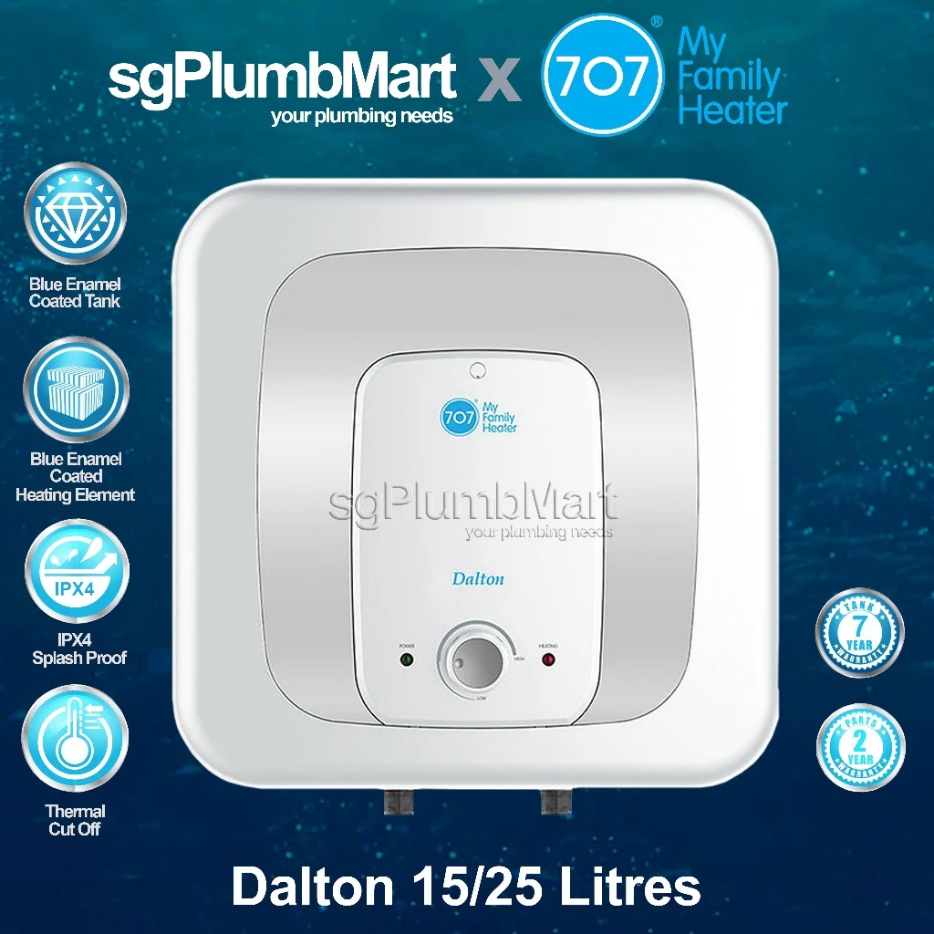 707 x sgPlumbMart Dalton Storage Water Heater 15L / 25L