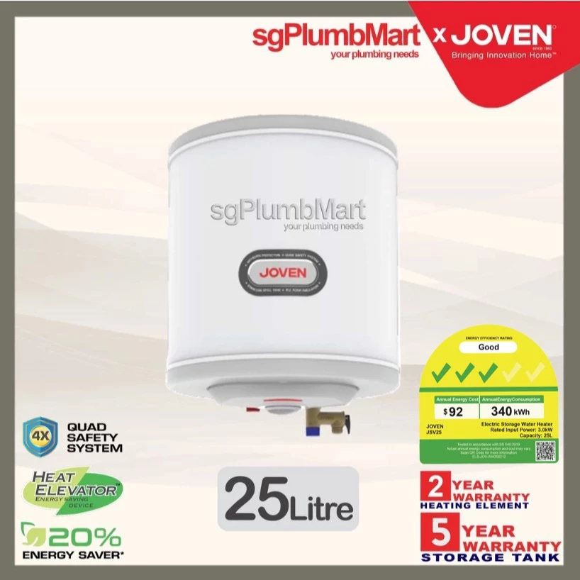 Joven x sgPlumbMart Storage Water Heater ( JSV )