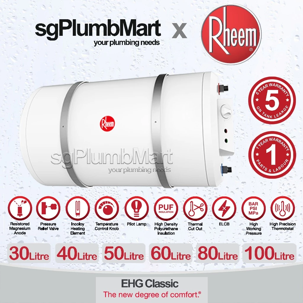 Rheem Classic Electric Storage Water  Heater  ( EHG )