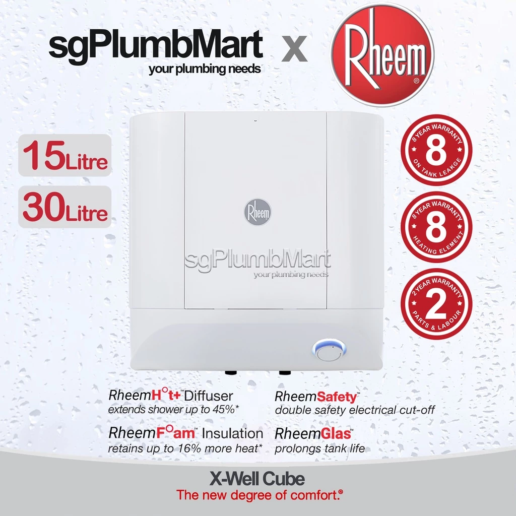 Rheem Xwell Cube Classic Plus Electric Storage Water Heater