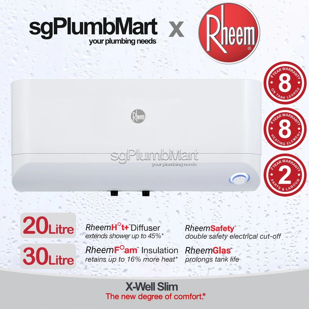 Rheem Xwell Slim Classic Plus Electric Storage Water Heater