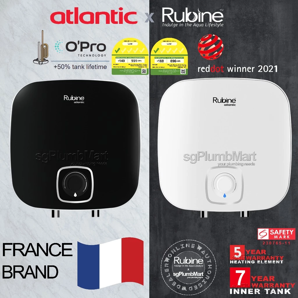 Rubine Paris Rubine Paris Classic Electric Storage Water Heater